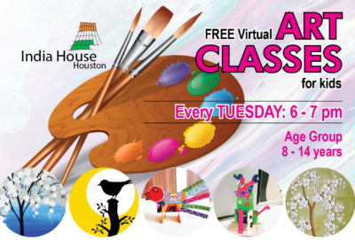 Virtual Art Class 2021 - India House Houston